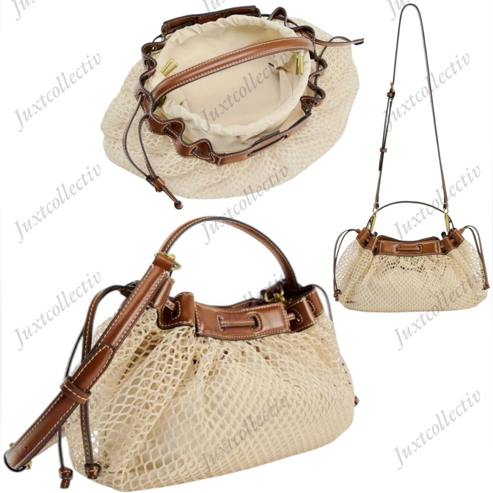 NWT ZARA Mesh Crossbody Bag